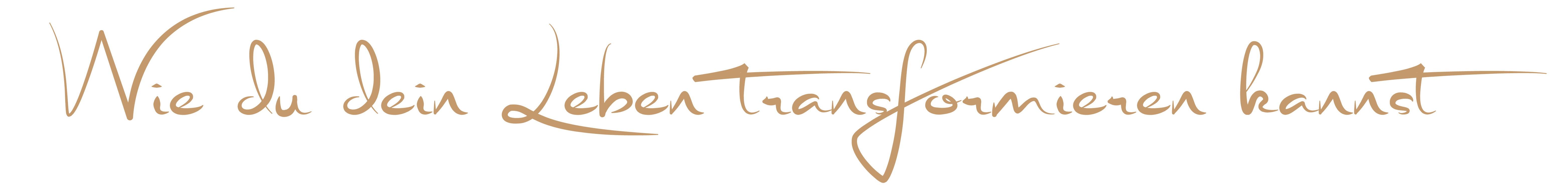 Wie du dein Leben transformieren kennst